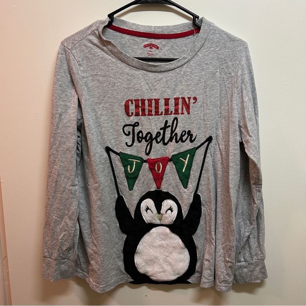 Gray Penguin Women Shirt